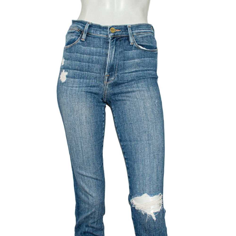 Frame FRAME Denim Le High Straight Jean Cropped R… - image 6