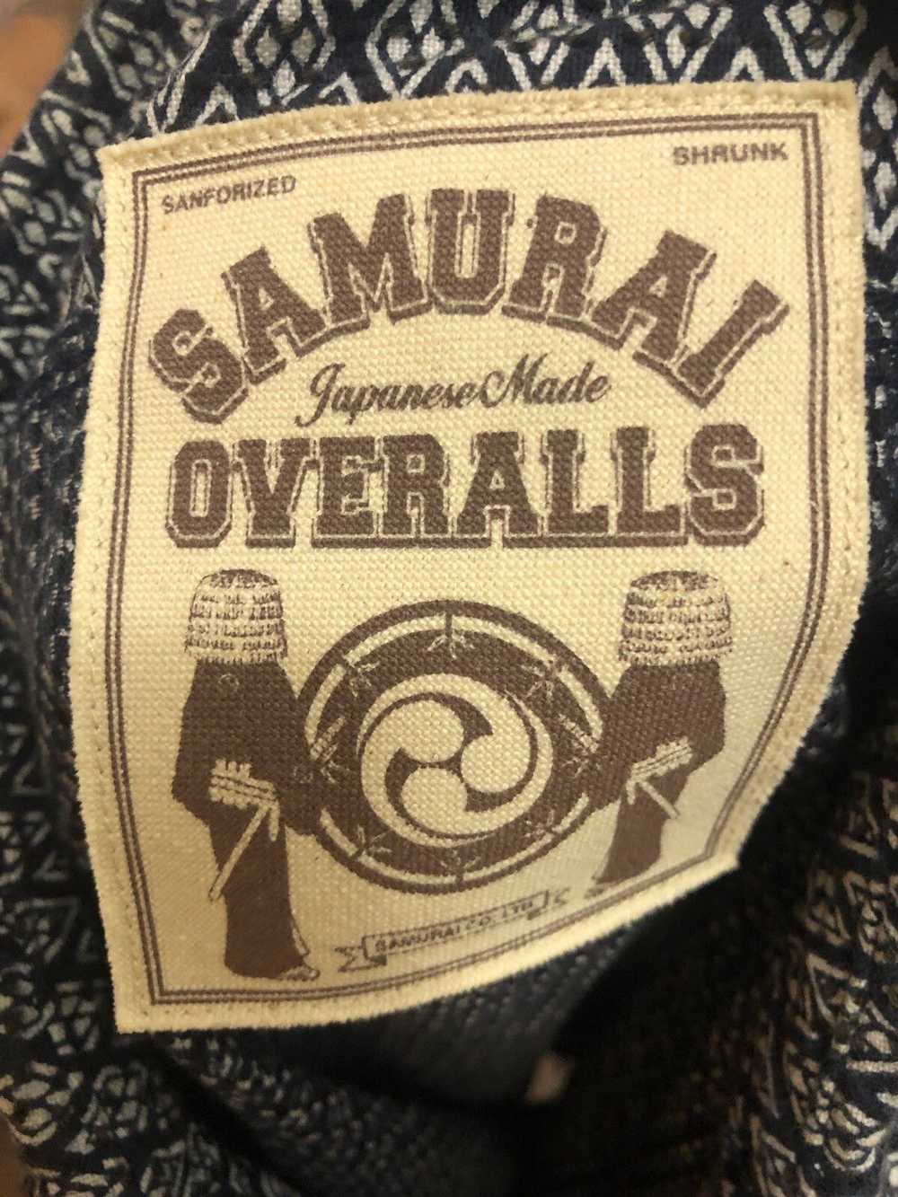 Samurai Jeans Samurai Overalls Rope Dyed Sashiko … - image 4