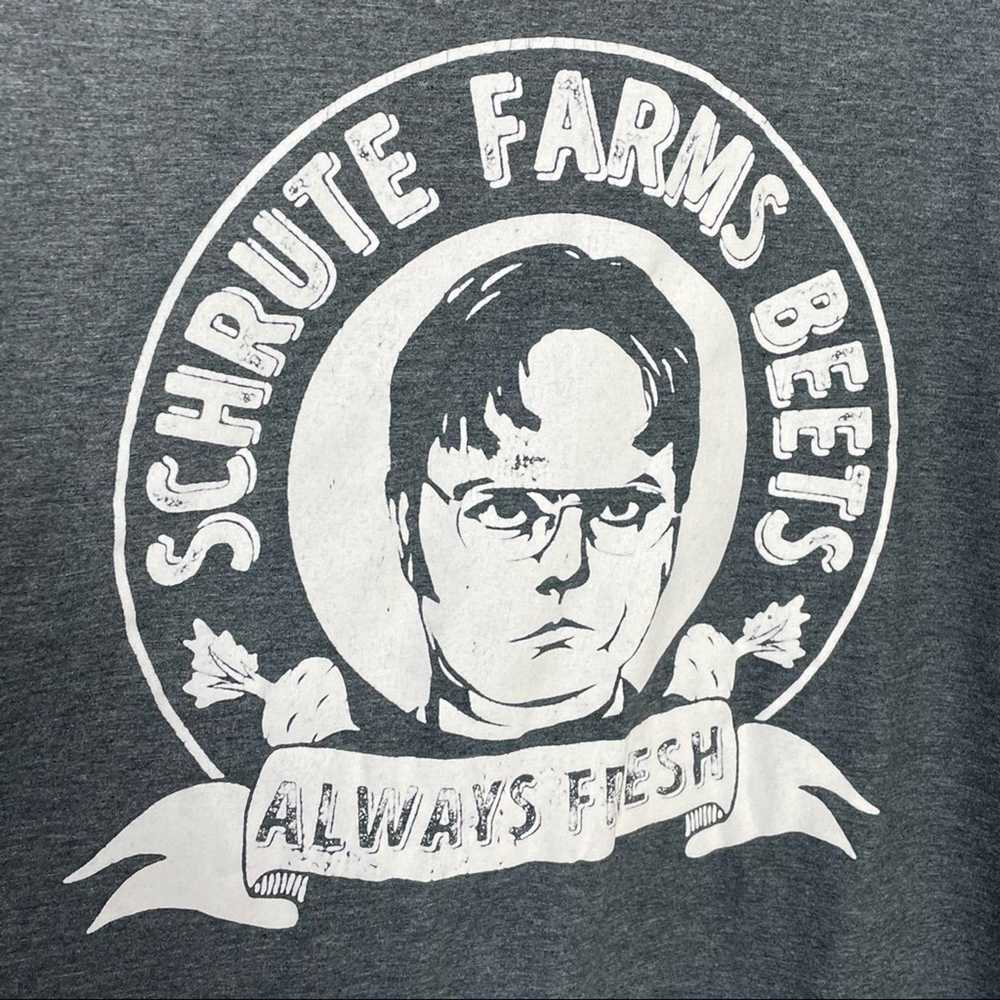 Gildan Schrute Farms Beets gray heather graphic t… - image 2