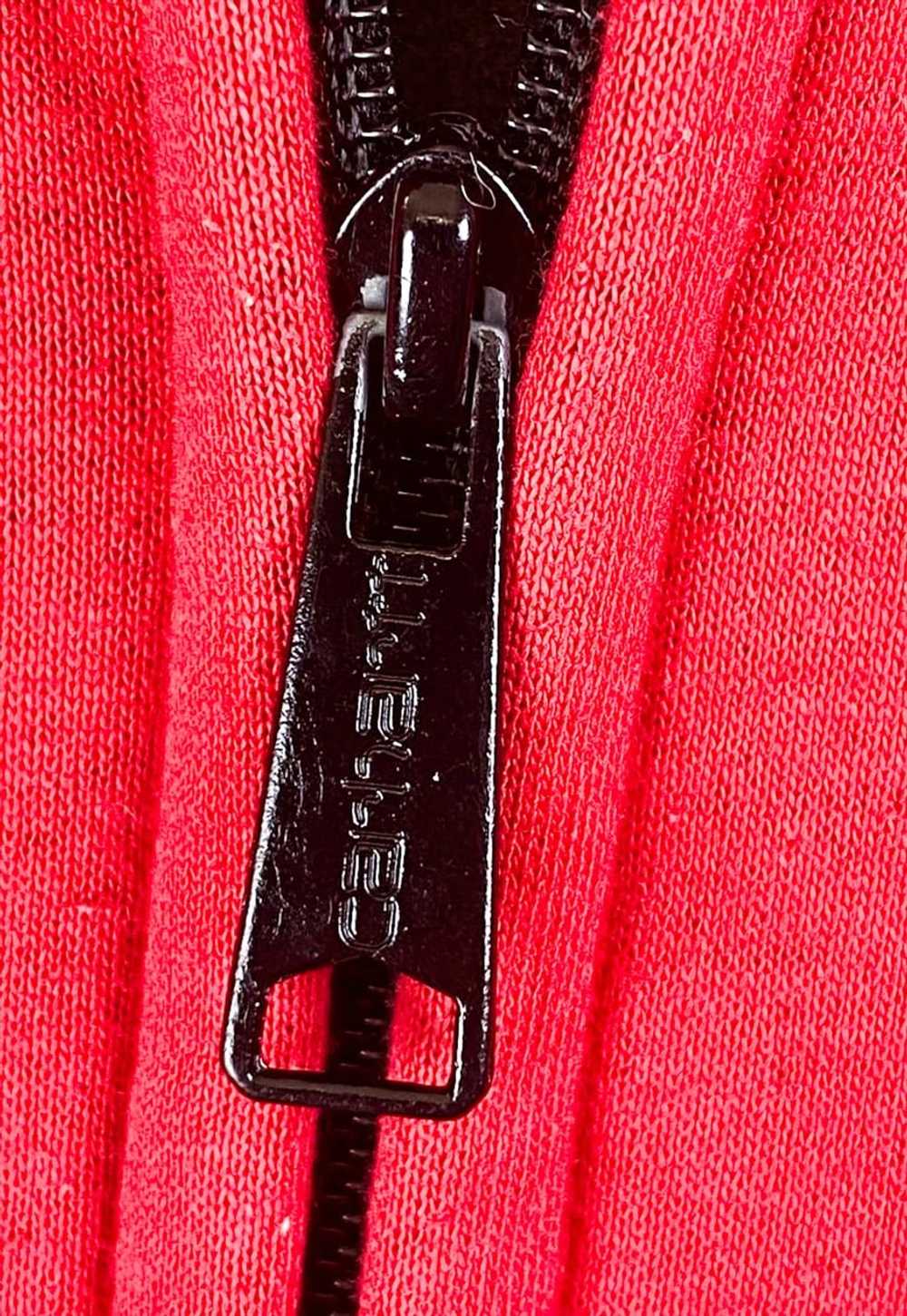 Vintage y2k red zip hoodie - image 5
