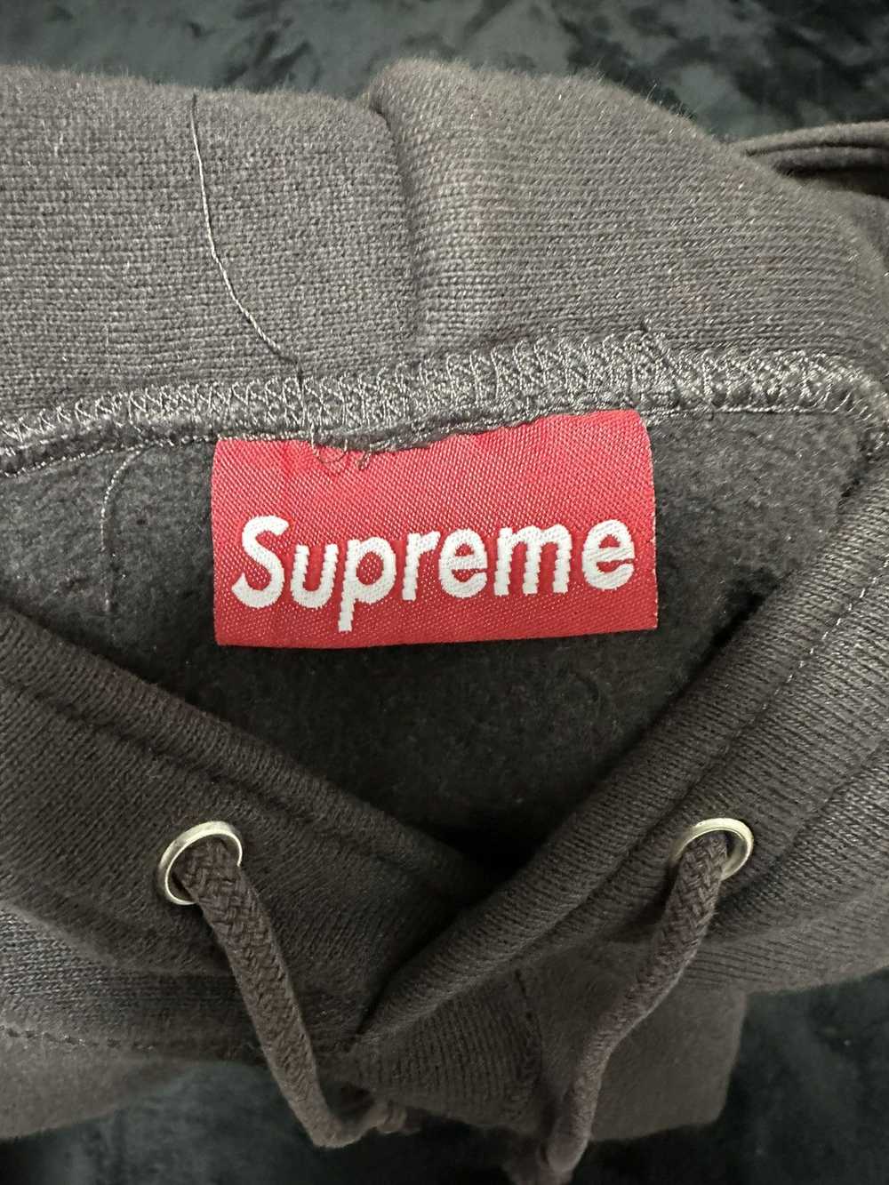 Supreme 1997 Orange on Brown box logo hoodie - image 2