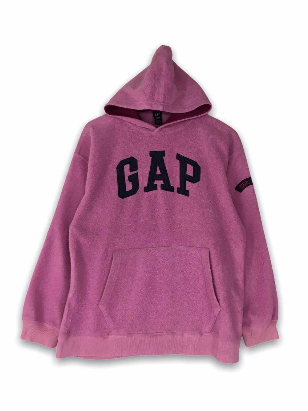 Gap × Rare Rare design GAP Fleece hoodie big logo… - image 1