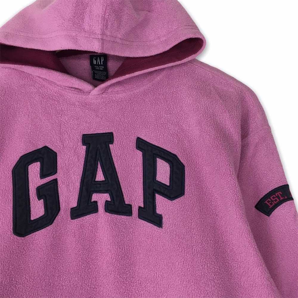Gap × Rare Rare design GAP Fleece hoodie big logo… - image 2