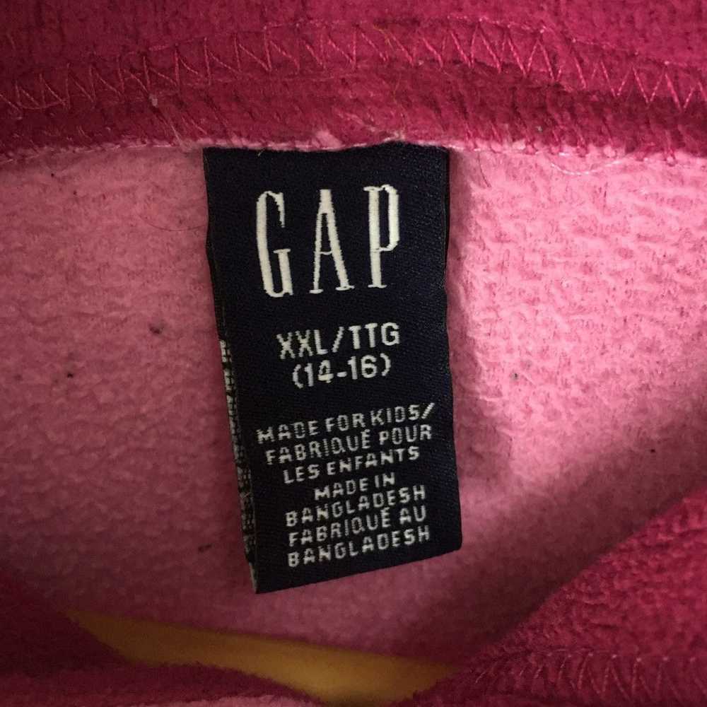 Gap × Rare Rare design GAP Fleece hoodie big logo… - image 3