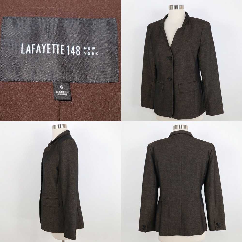 Vintage Lafayette 148 Blazer Jacket Wool Womens 6… - image 4