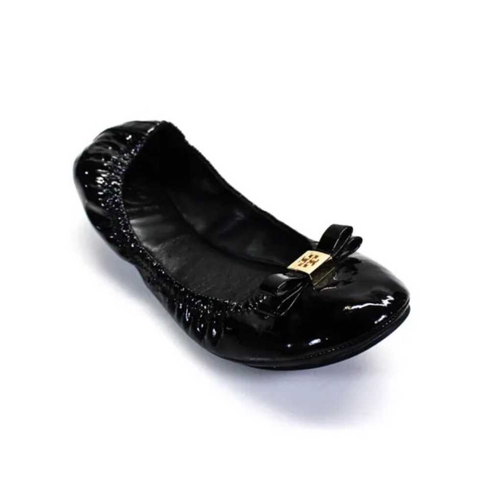 Tory Burch black patent leather shoes flats 6 - image 1