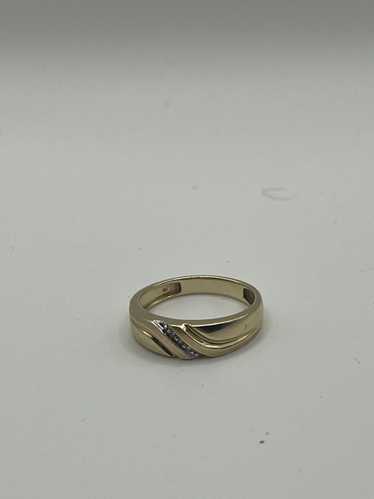 Gold × Jewelry 10k Gold Diamond Ring