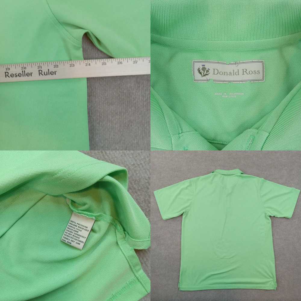 Vintage Donald Ross Polo Shirt Mens XL Green Shor… - image 4