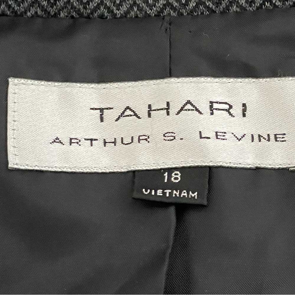 Other TAHARI Arthur S.Levine Gray Blazer Size 18 - image 5