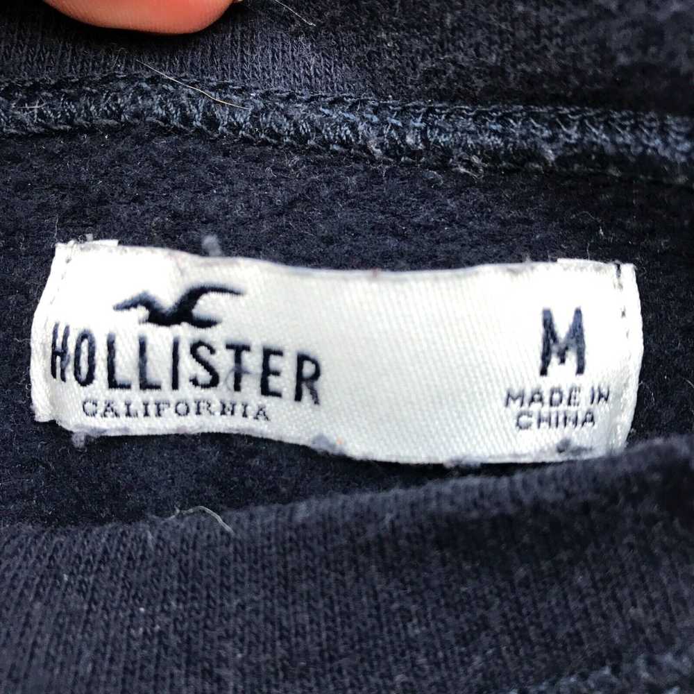 Vintage Hollister Sweater Womens Medium Blue Logo… - image 2