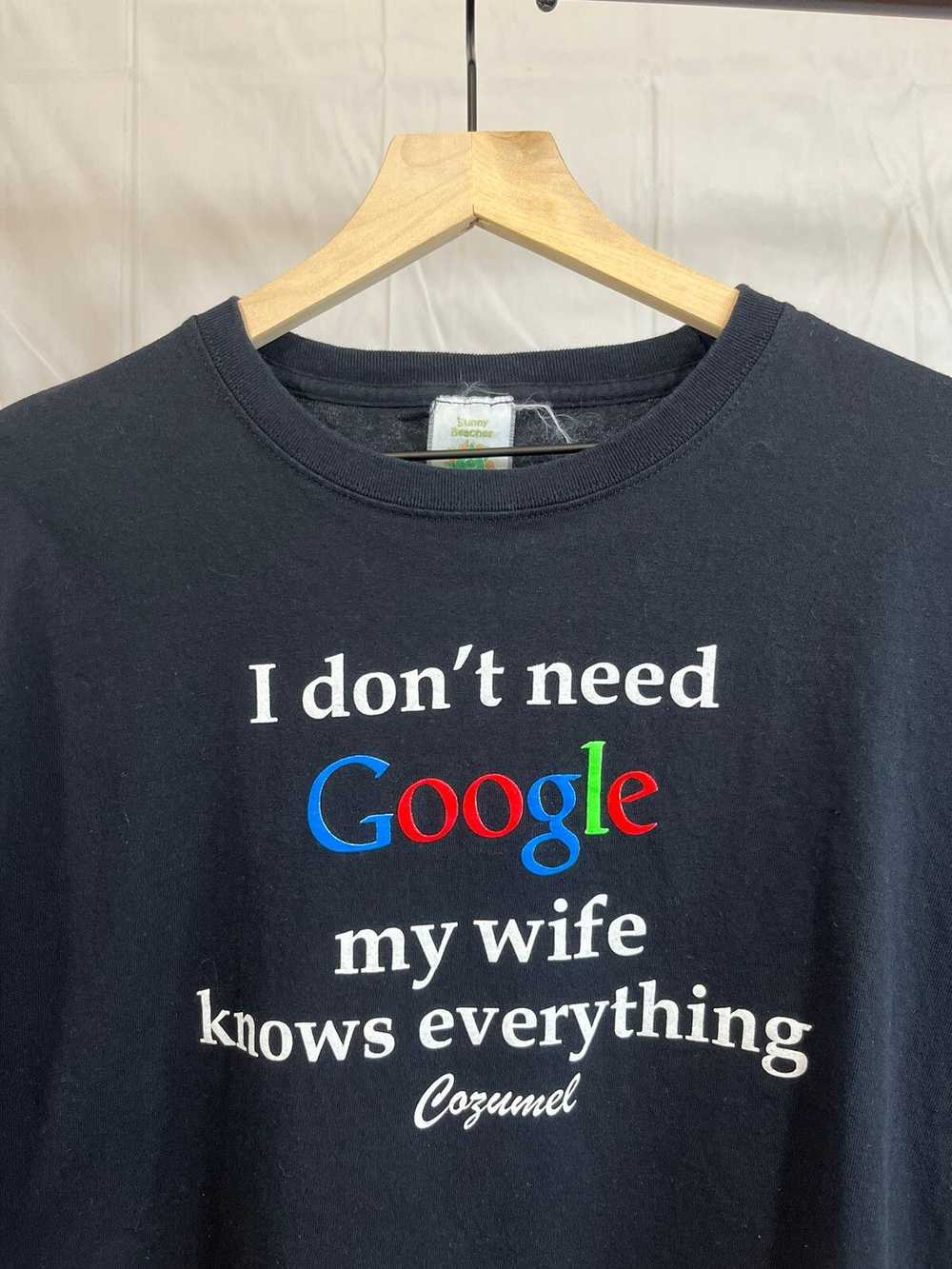 Vintage I Don’t Need Google My Wife Knows Everyth… - image 4