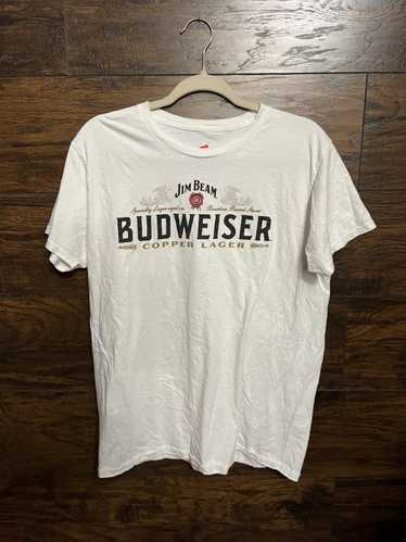 Designer Jim Beam Budweiser Copper Lager T-shirt -