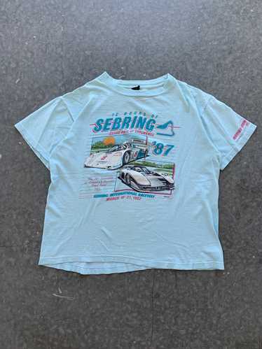 Streetwear × Vintage 80s Sebring Racing Tee - image 1