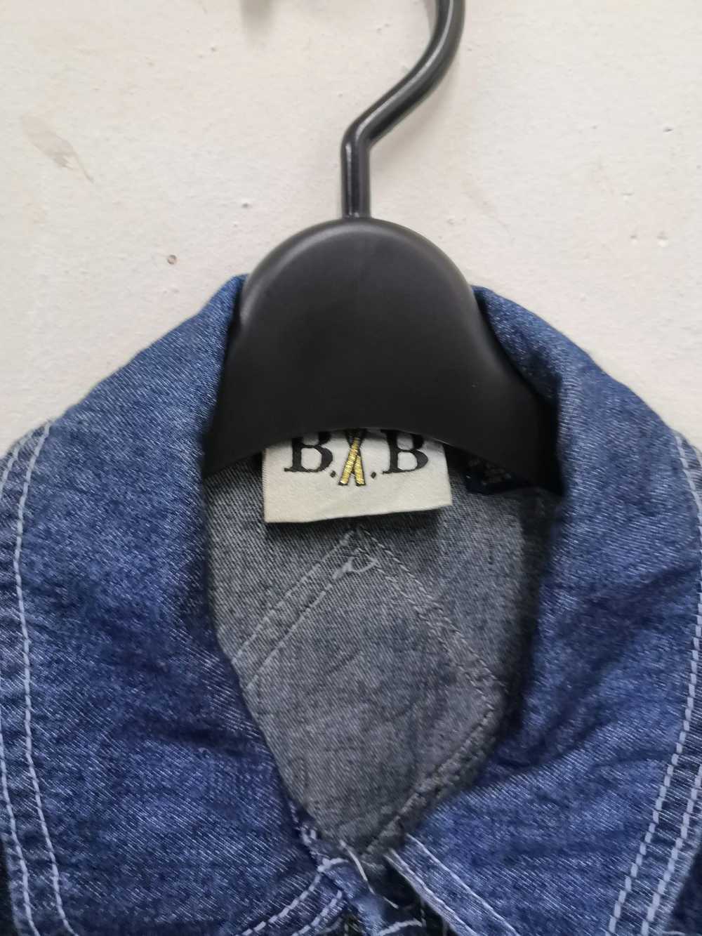 Designer × Japanese Brand B.X.B Soft Denim Button… - image 3