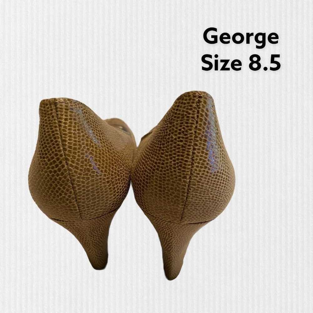 George Faux Snakeskin Heels - image 6
