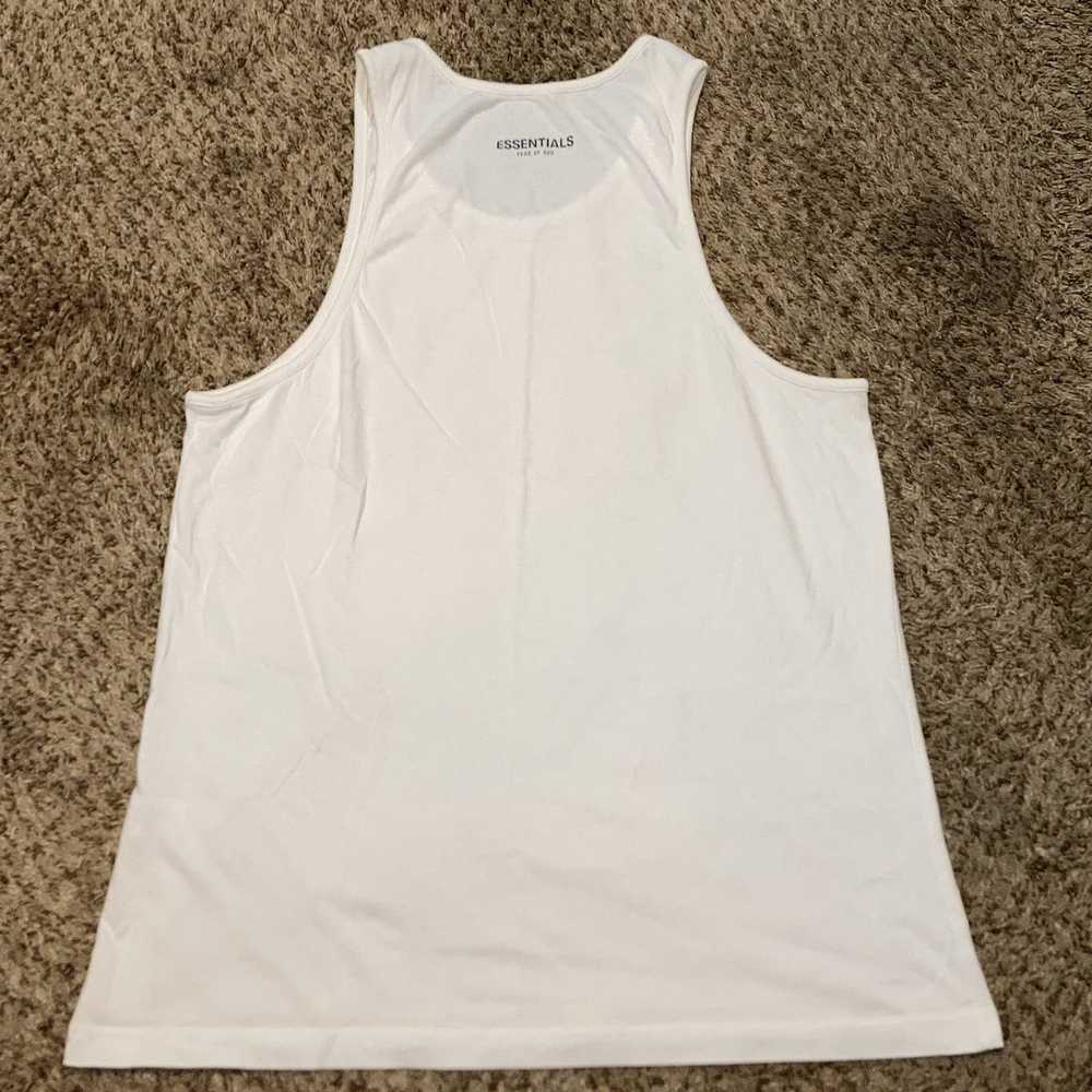 Essentials Fear Of God Essentials White Tank Top … - image 2