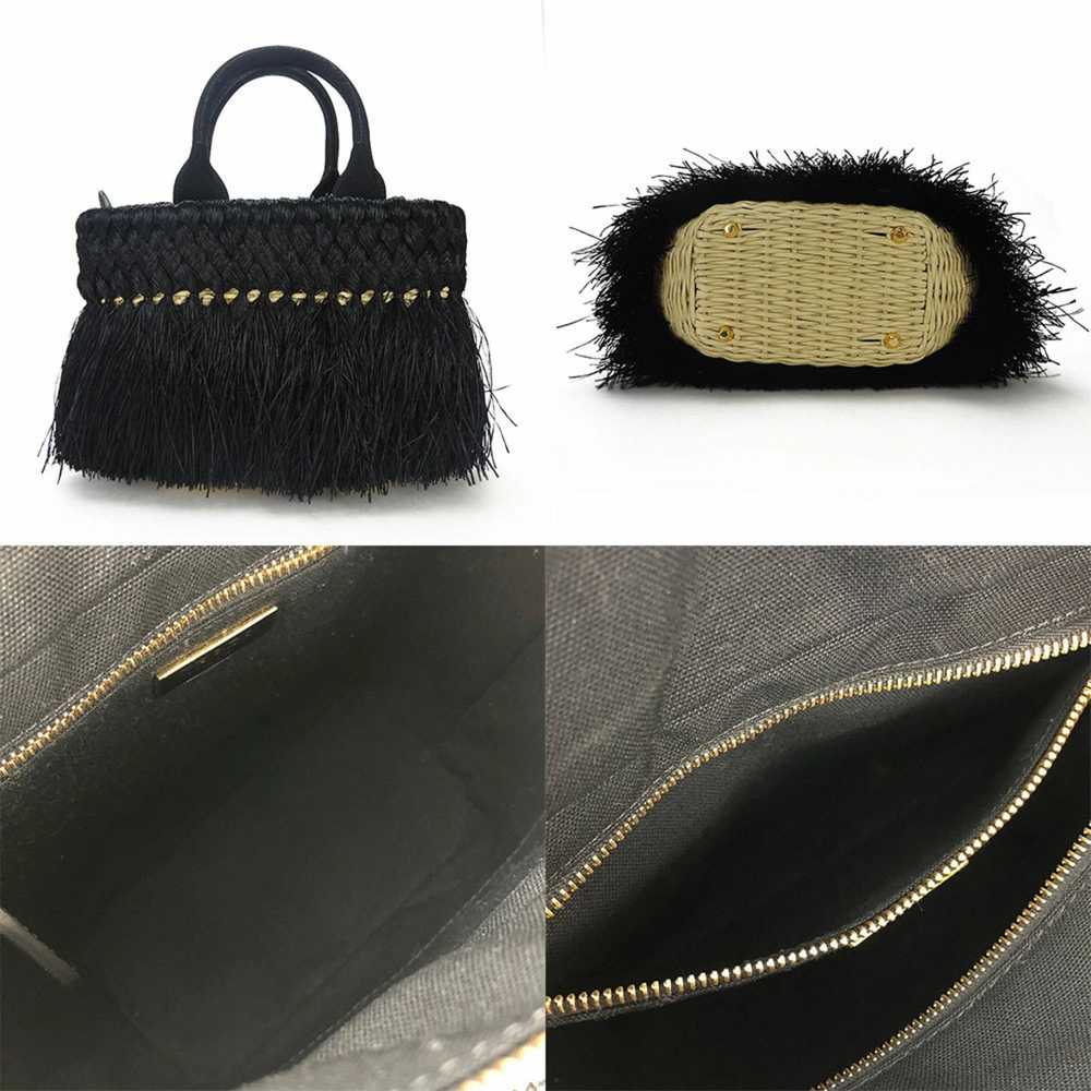 Prada Prada 1BG089 Handbag Shoulder Raffia Women'… - image 3