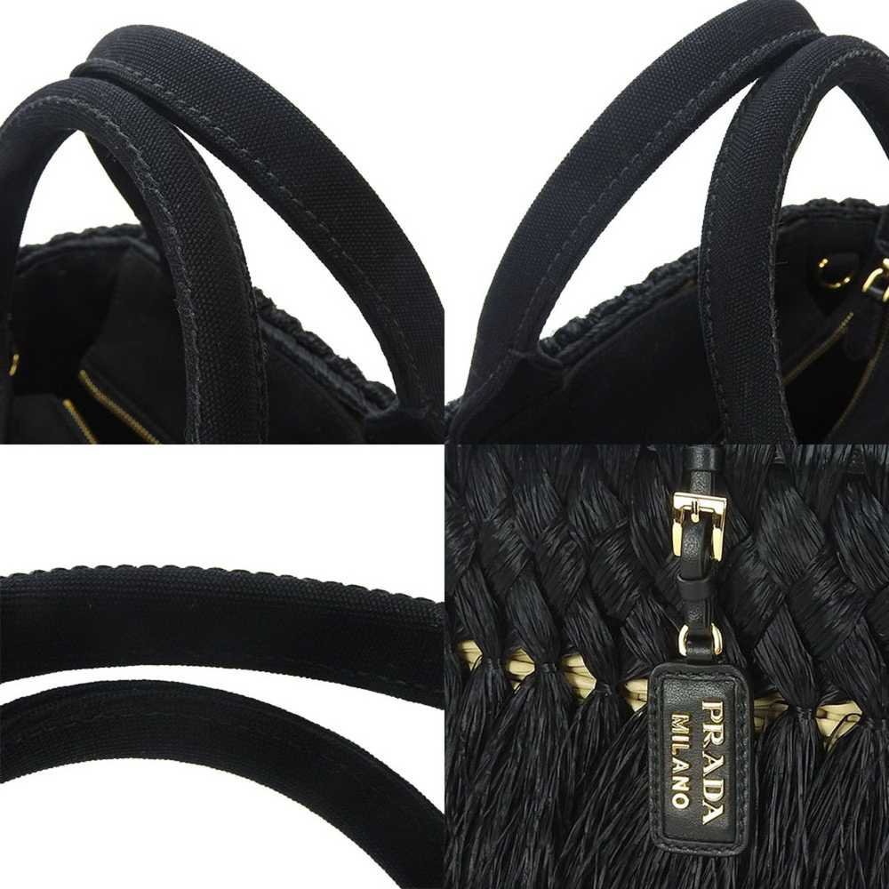 Prada Prada 1BG089 Handbag Shoulder Raffia Women'… - image 5