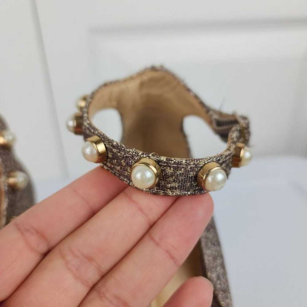 Vince Camuto Jassita Metallic Brocade Jeweled Ank… - image 10