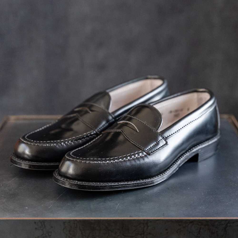 Alden 987 Leisure Handsewn Loafers in Black Shell… - image 2