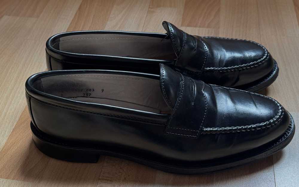 Alden 987 Leisure Handsewn Loafers in Black Shell… - image 6