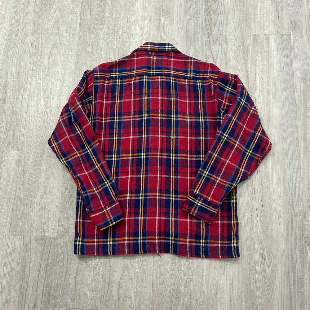 Vintage VINTAGE 80s Country Squire Plaid Flannel … - image 5