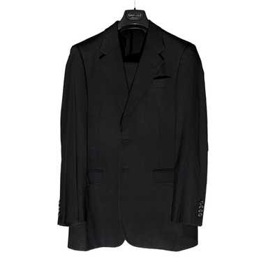 Prada 🔵virgin wool twill tailored suit black