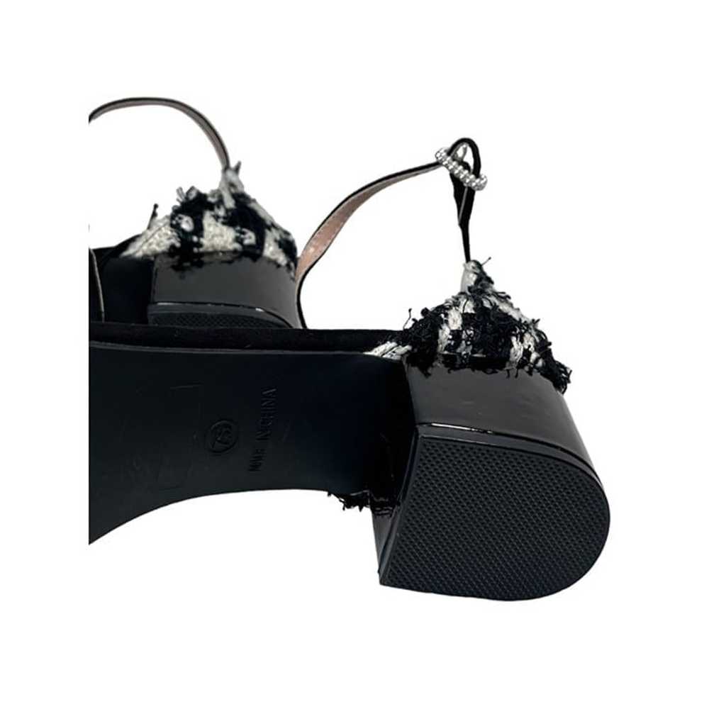 Betsey Johnson Heels Annela Black White Chic Pear… - image 5