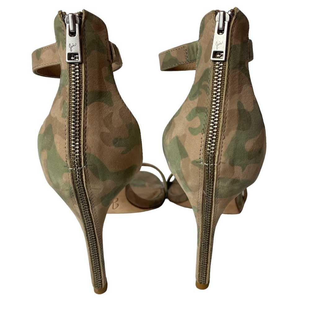 Joie Womens suede Camouflaged Print Back Zip Heel… - image 9