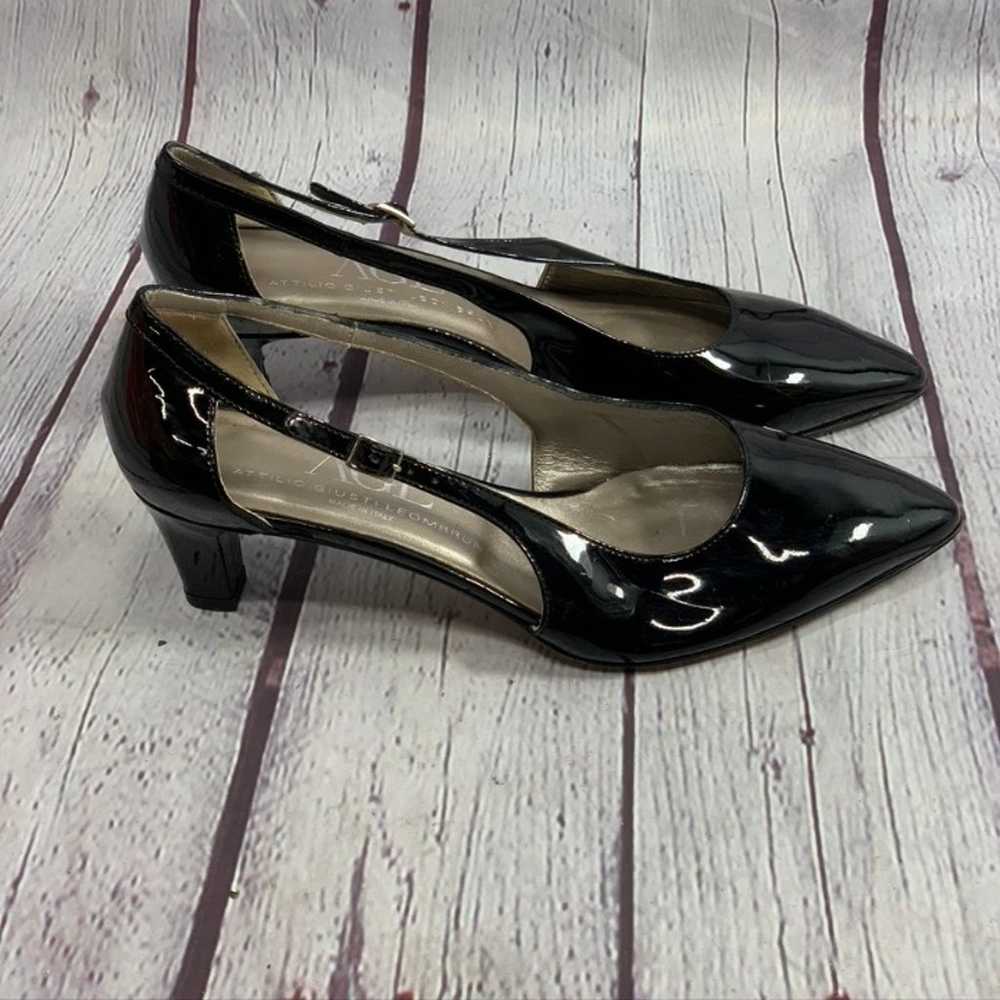 AGL Black Paten6t Leather d'orsay pump - image 3