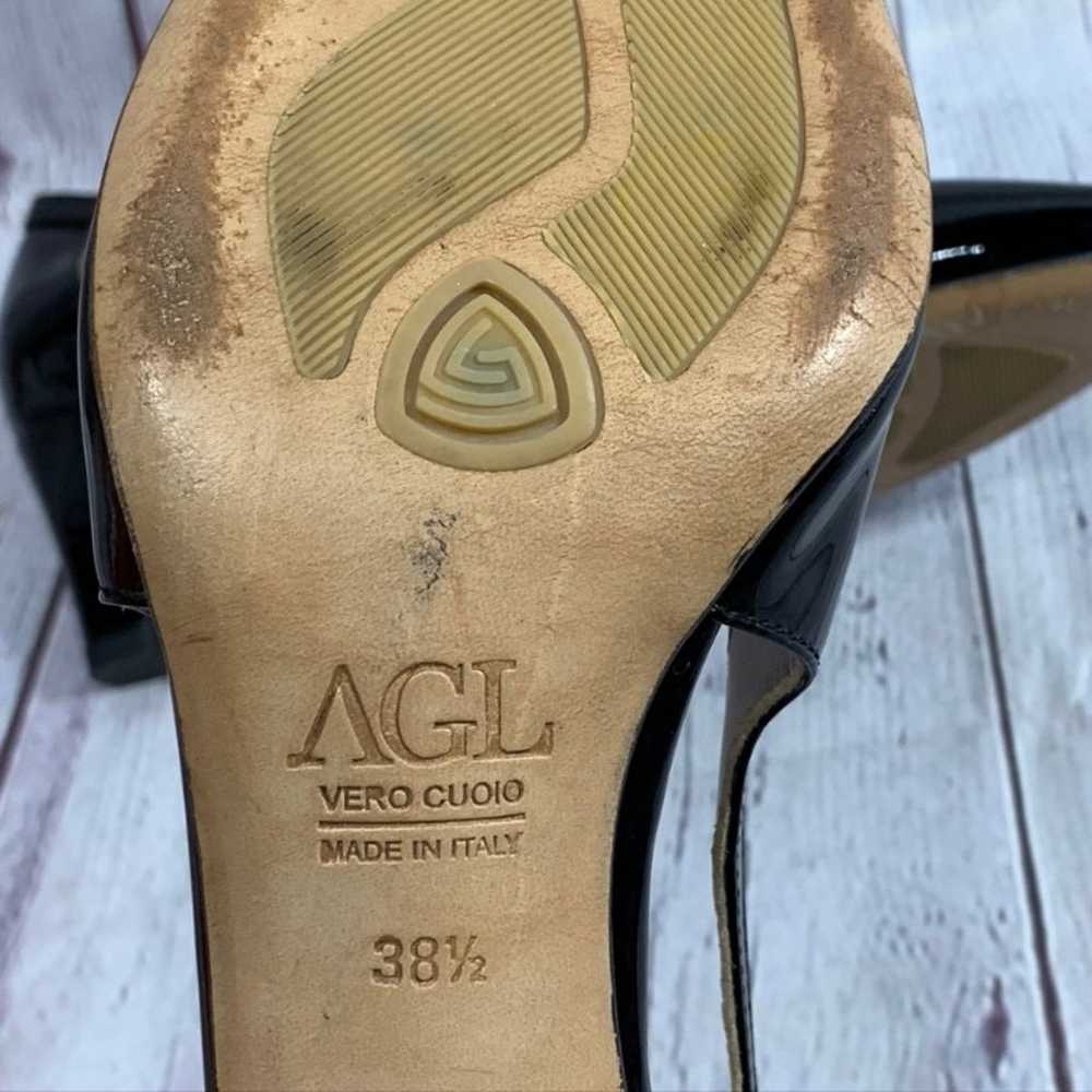 AGL Black Paten6t Leather d'orsay pump - image 7