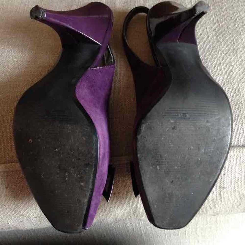 PAOLO suede purple peep toes. Savannah. - image 4