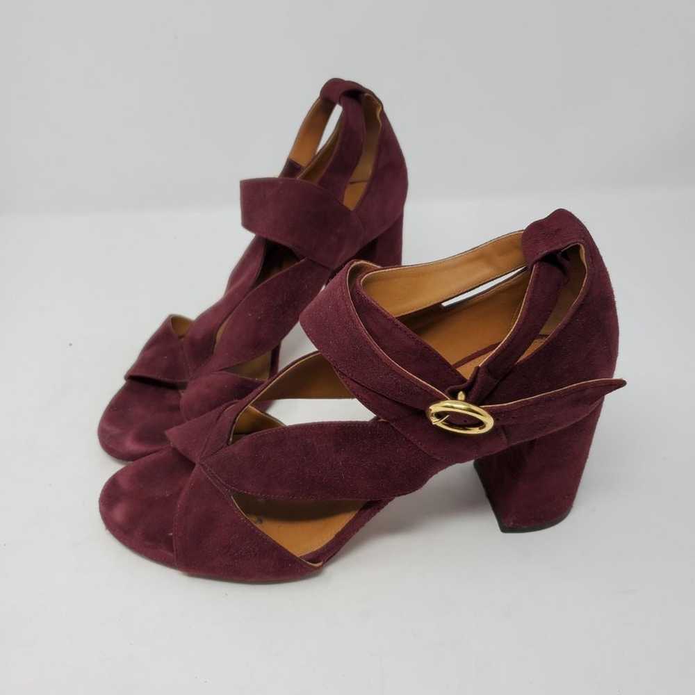 Chloe Plum Suede Pumps 38.5 - image 1