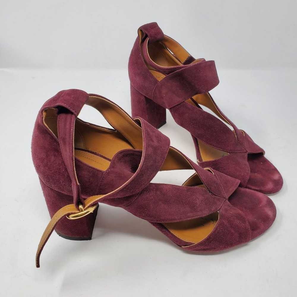 Chloe Plum Suede Pumps 38.5 - image 3