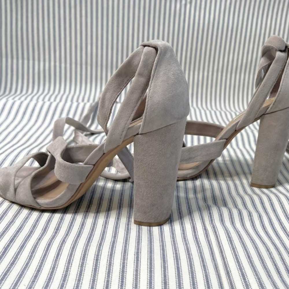 Steve Madden Cleo Lace Up Heels | Taupe Suede | S… - image 10