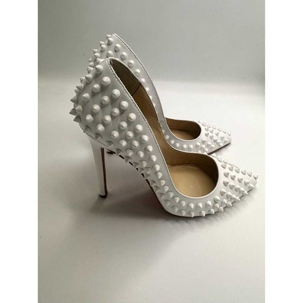 Christian Louboutin Follies Spikes Patent Leather… - image 2