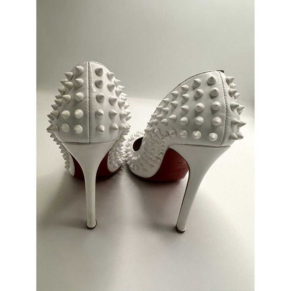 Christian Louboutin Follies Spikes Patent Leather… - image 3