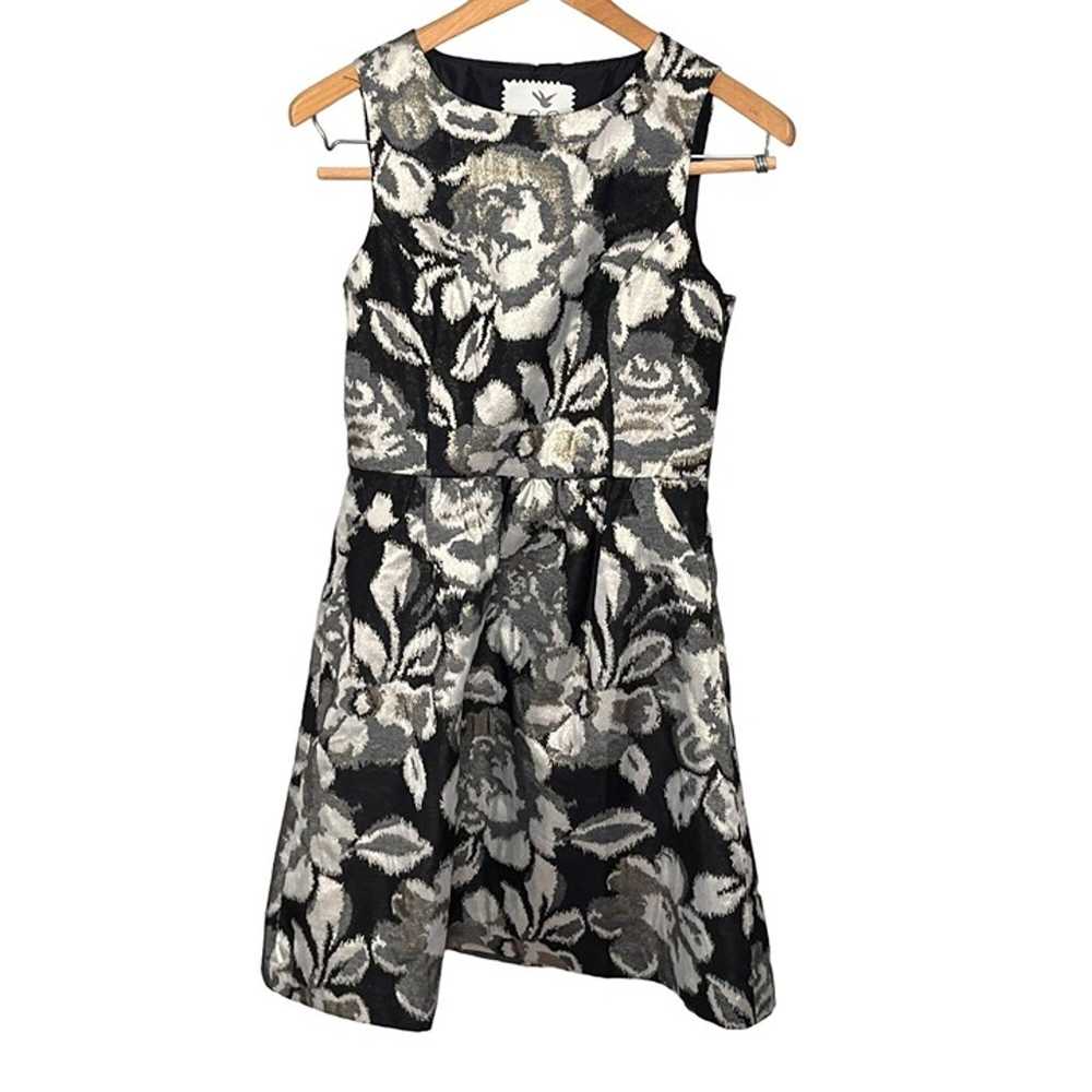 Anthropologie Tabitha Jacquard Dress- Size 0 - image 1