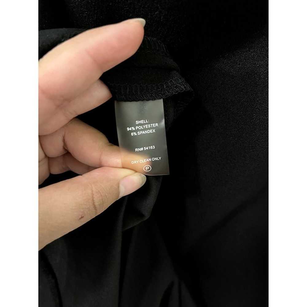 Calvin Klein Black Bell Sleeve Midi Dress size 2 - image 4