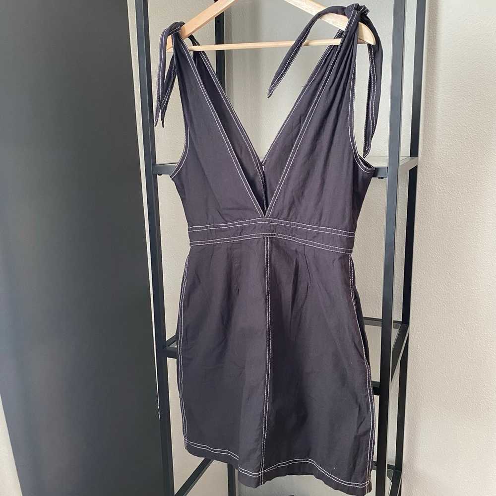 NWOT Free People London Town Overall Mini Dress - image 5
