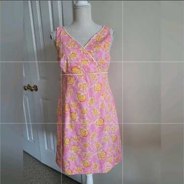 Lilly Pulitzer pink dress. 100% cotton