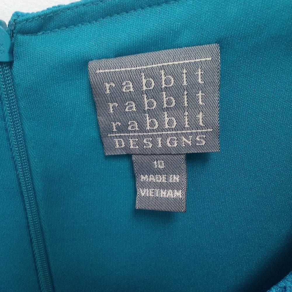 Rabbit rabbit rabbit dress size medium blue - image 2
