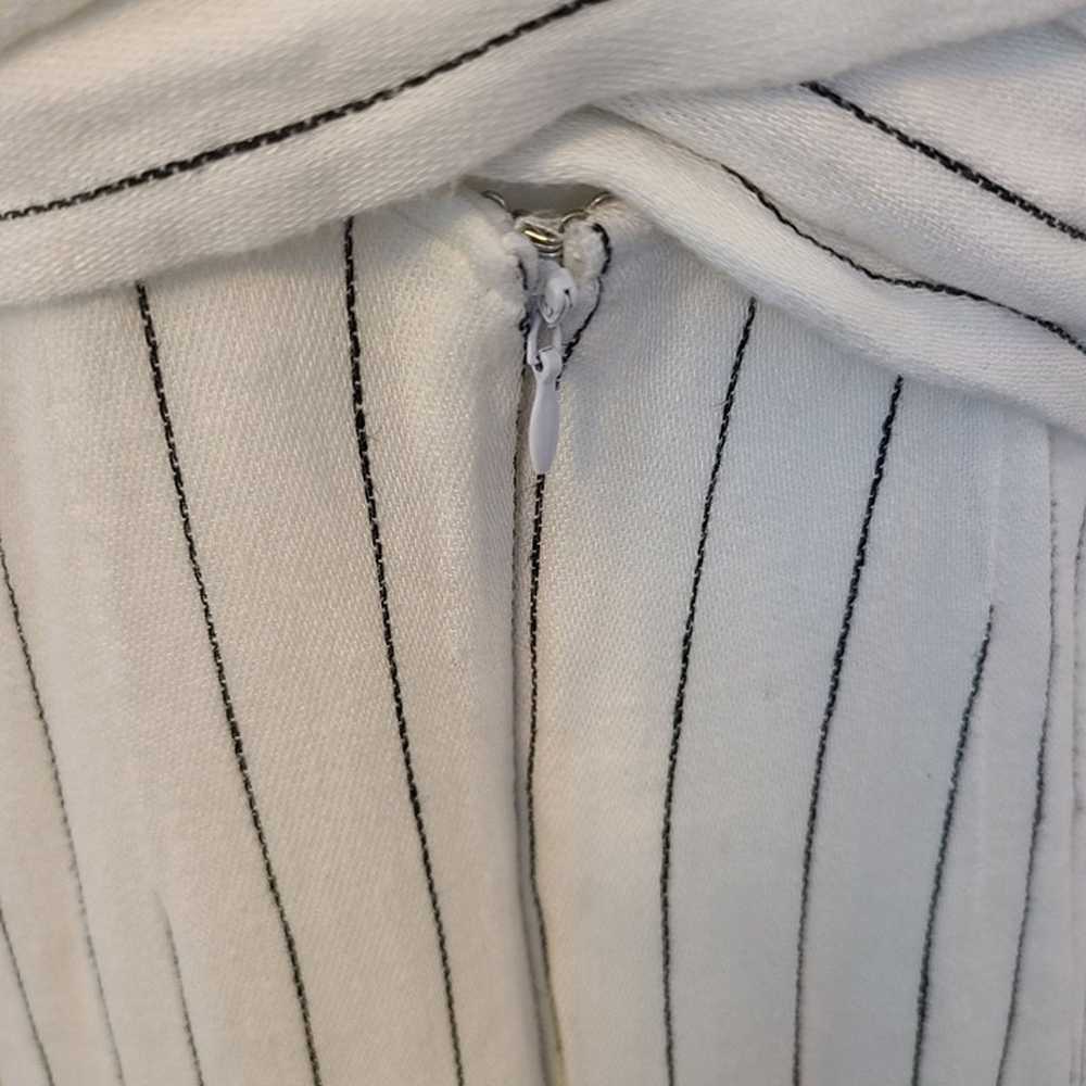 Avec Les Filles Linen Blend Stripe Midi Dress Siz… - image 11