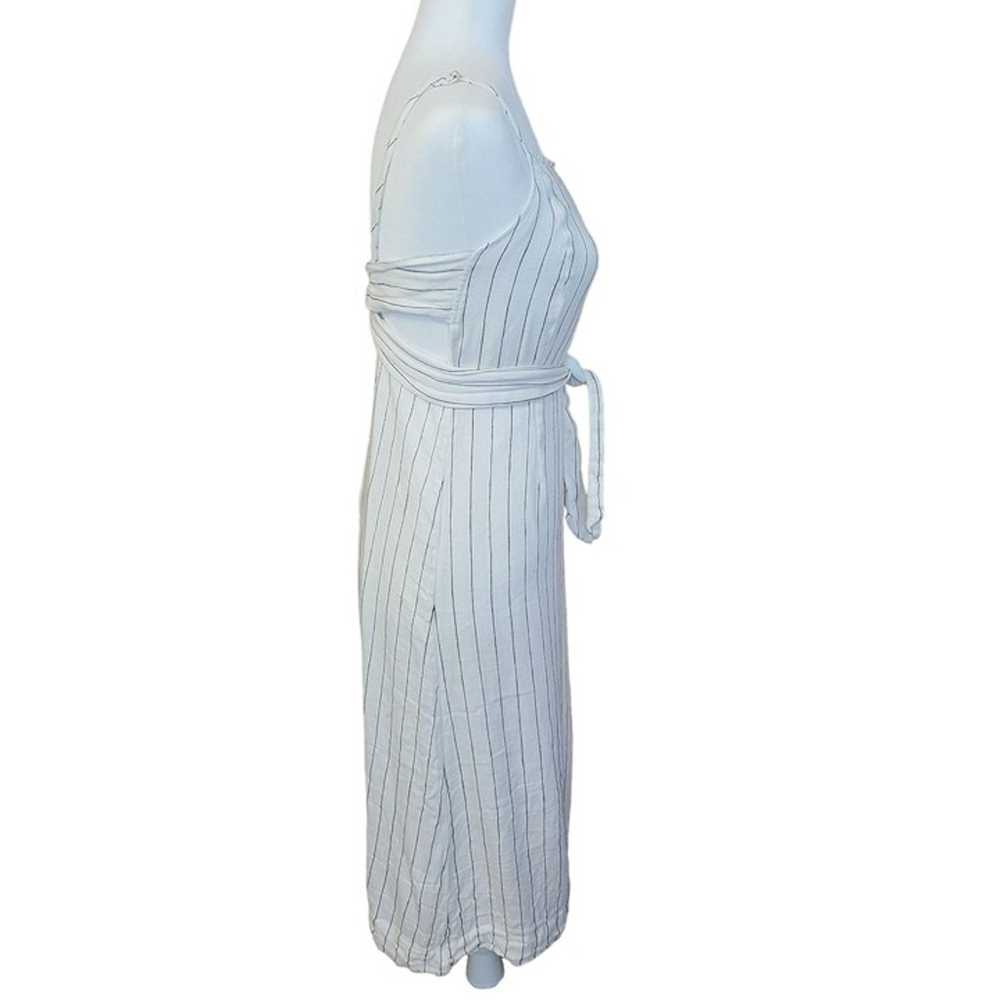 Avec Les Filles Linen Blend Stripe Midi Dress Siz… - image 3