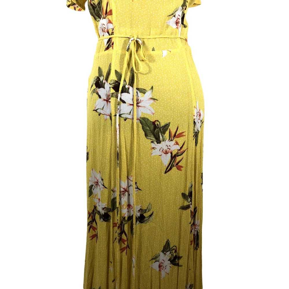 Lulus Maxi Wrap Floral Dress Size Medium V-Neck S… - image 10