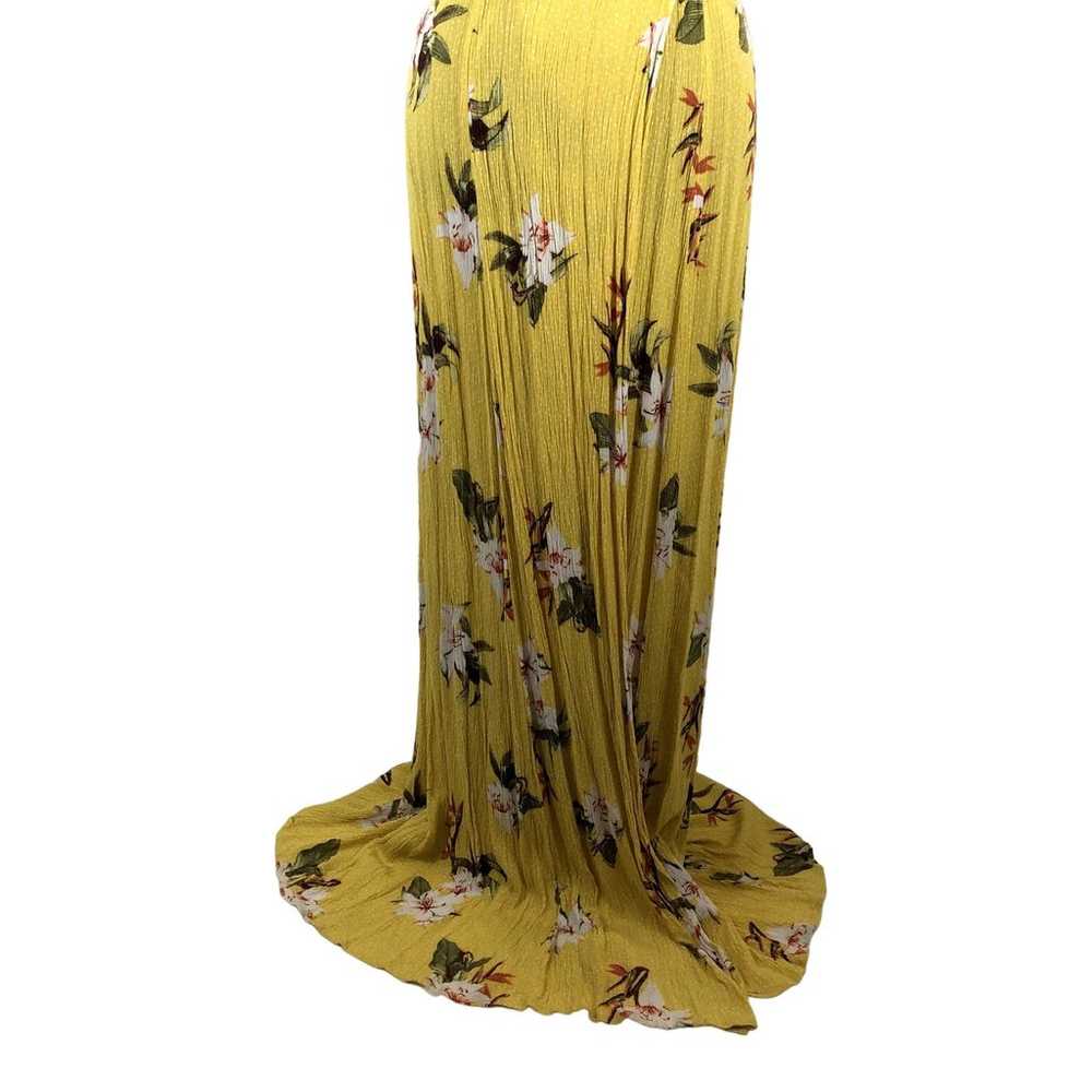 Lulus Maxi Wrap Floral Dress Size Medium V-Neck S… - image 3