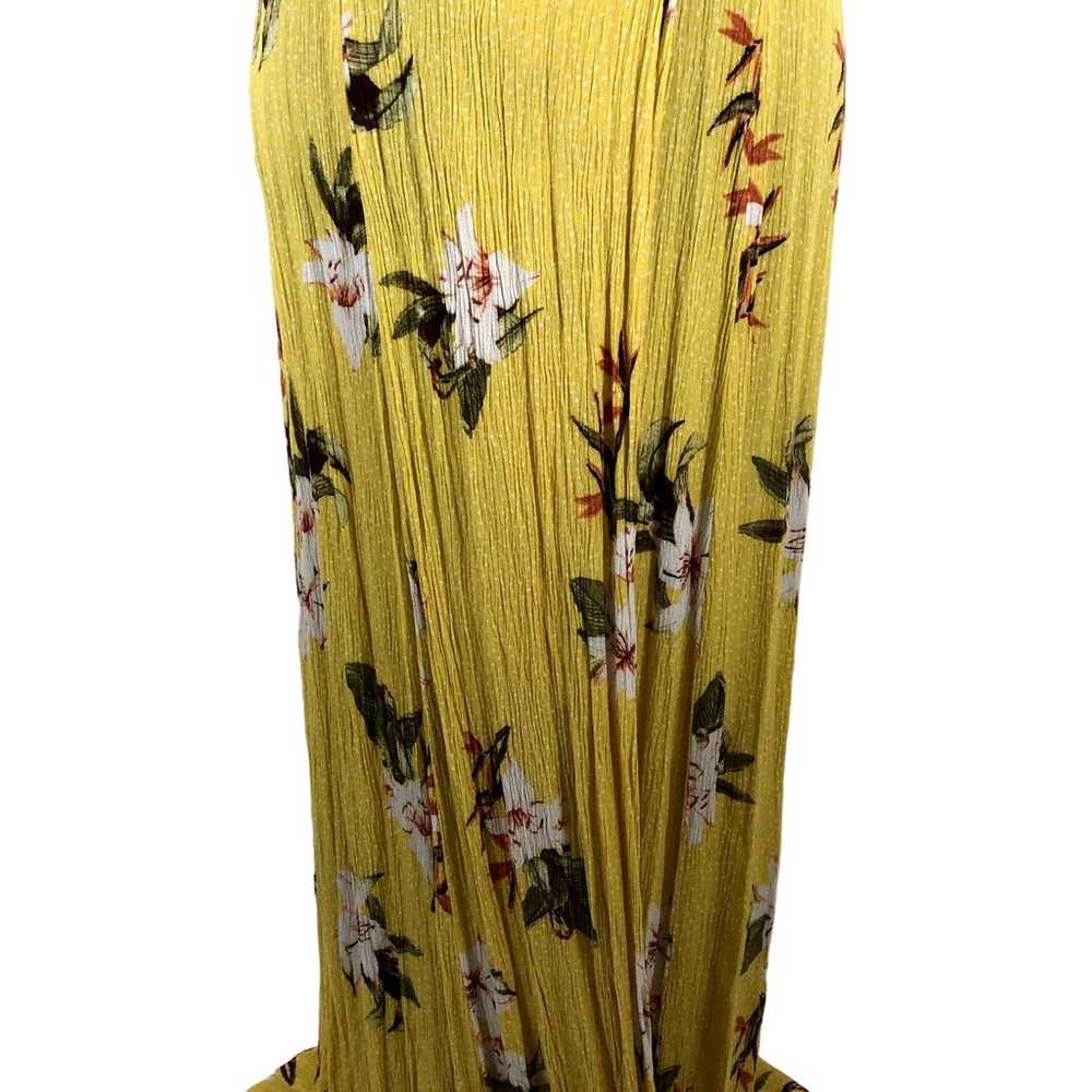 Lulus Maxi Wrap Floral Dress Size Medium V-Neck S… - image 5