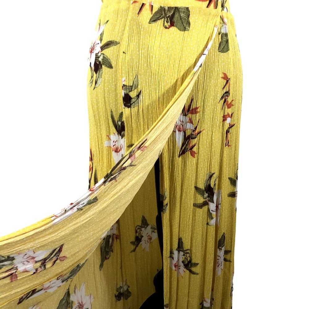 Lulus Maxi Wrap Floral Dress Size Medium V-Neck S… - image 6
