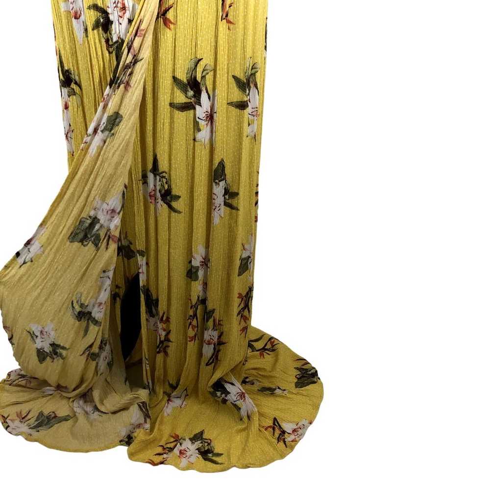 Lulus Maxi Wrap Floral Dress Size Medium V-Neck S… - image 7