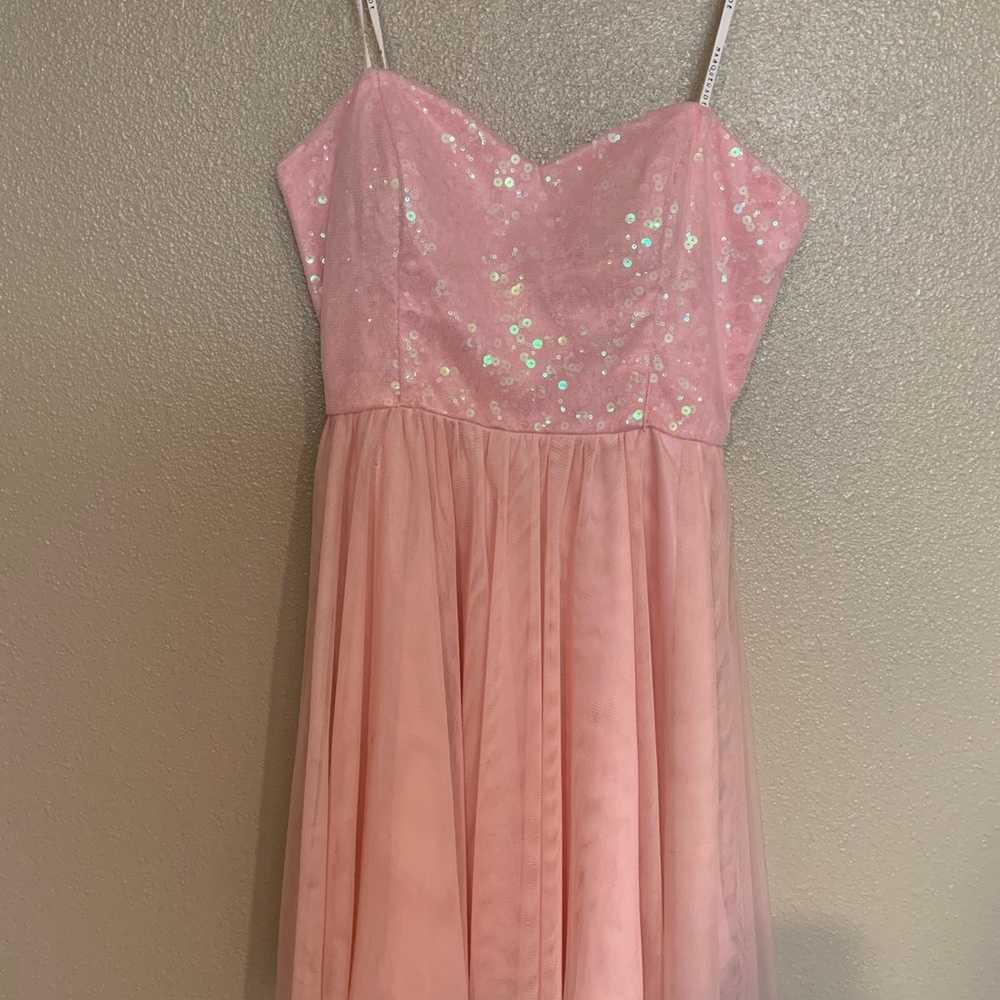 Pink Formal dress size 11/12 - image 1